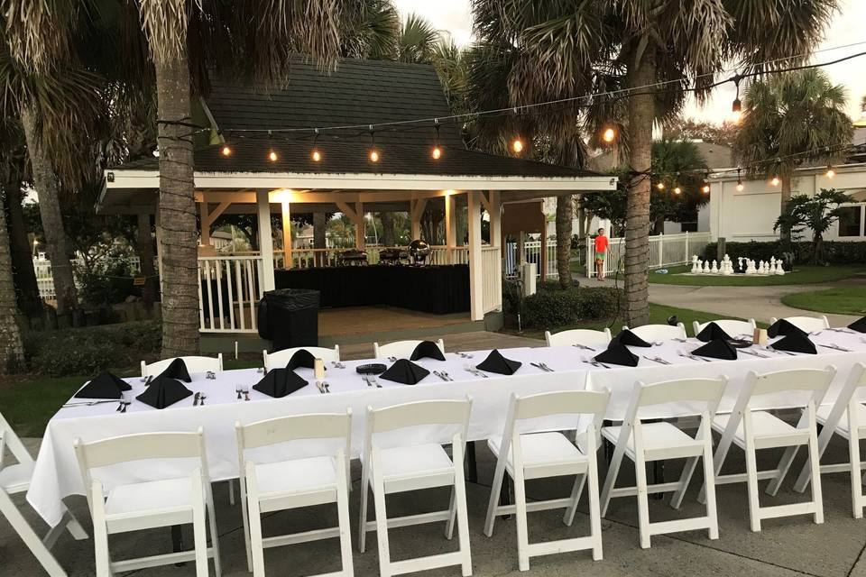 Poolside Rehearsal Dinner