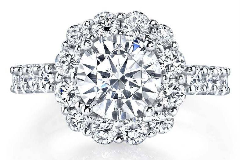 This is a beautiful halo engagement ring that is Available at Diamond Exchange Dallas in Dallas, TX.  Find out more at http://diamondexchangedallas.com