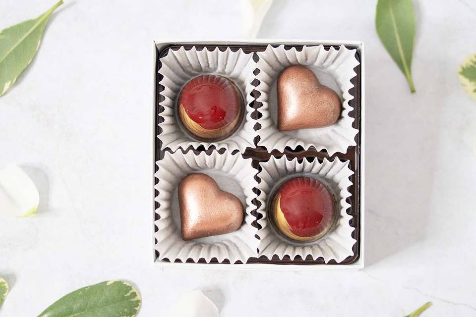 Chocolate bonbon - 4 piece box