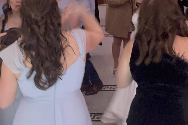 Wedding Reception on Fire