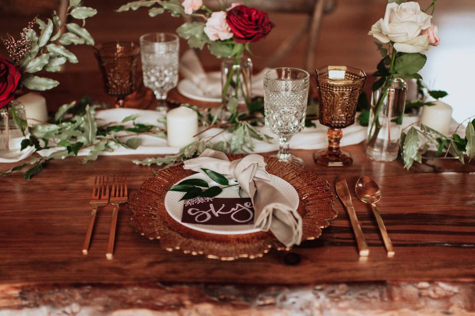 Stunning tablescape