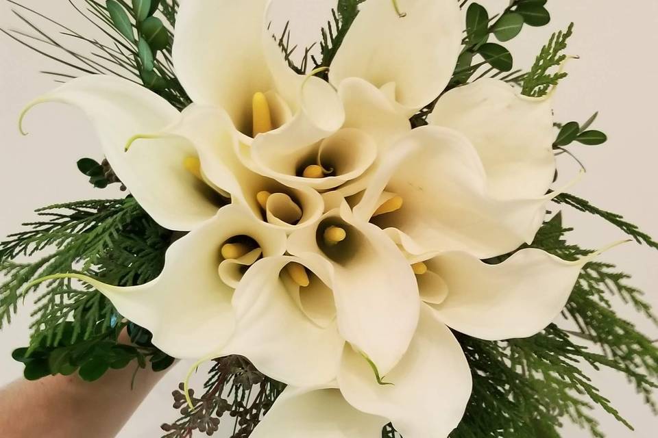 Winter Calla Lily Bouquet