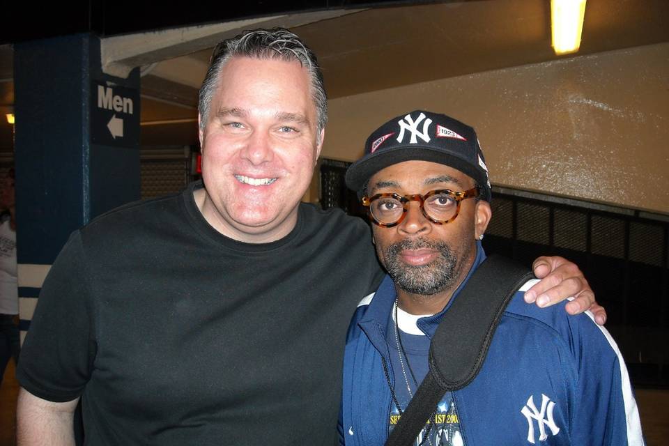 Britt with director Spike Lee in New York City.