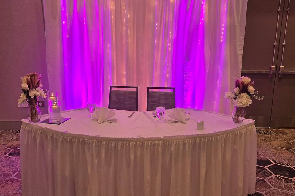 Sweetheart table