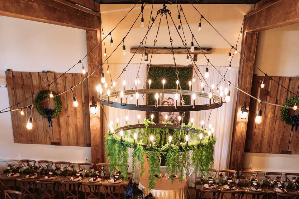 Indoor reception area