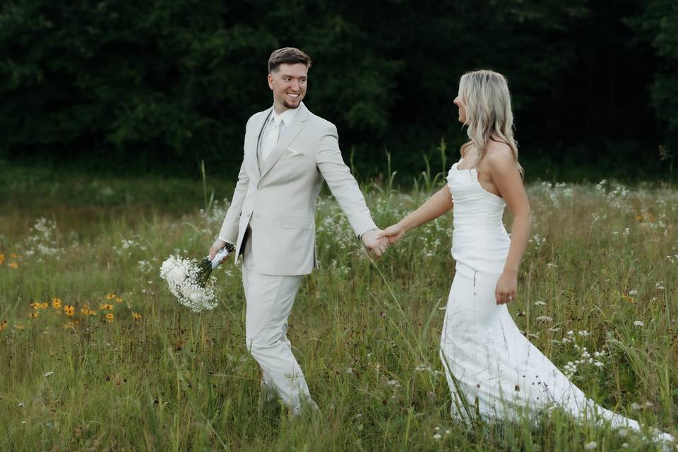 Outdoor ceremony site