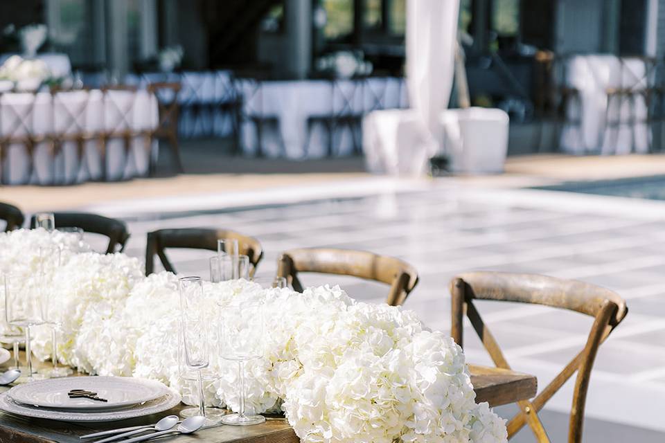 Wedding head table