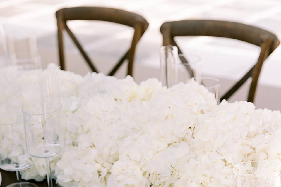 Wedding head table