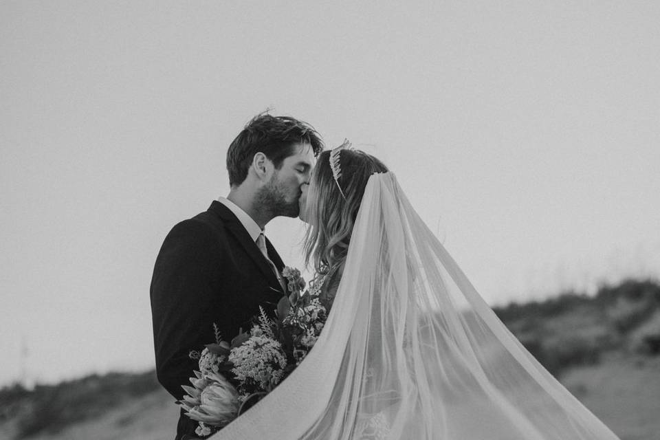 Beach couple