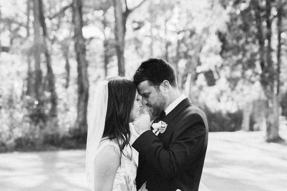 Bride and groom portraits