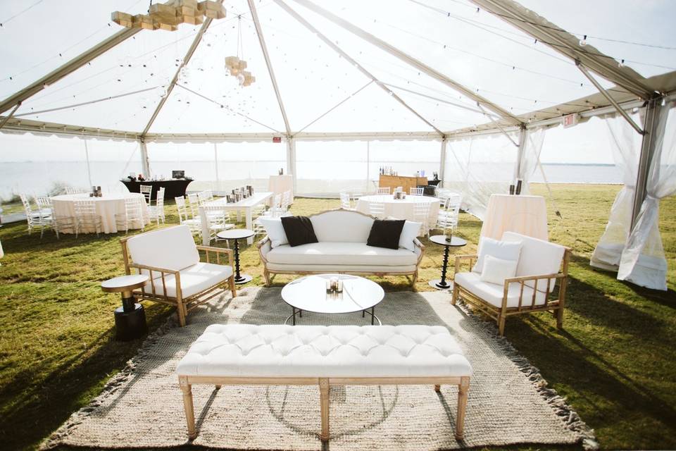 Tented reception