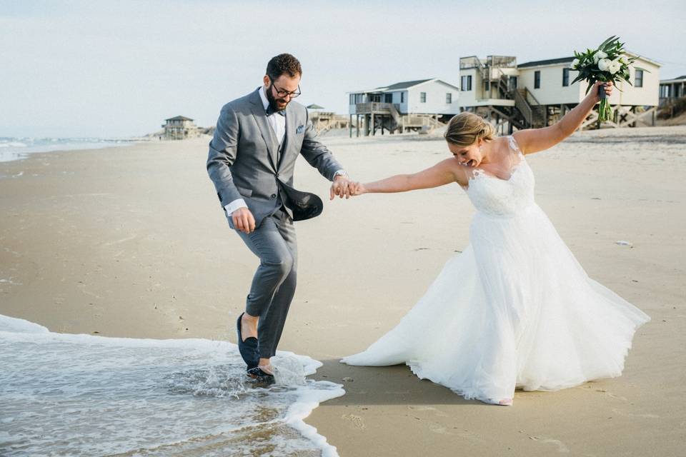 Beach couple