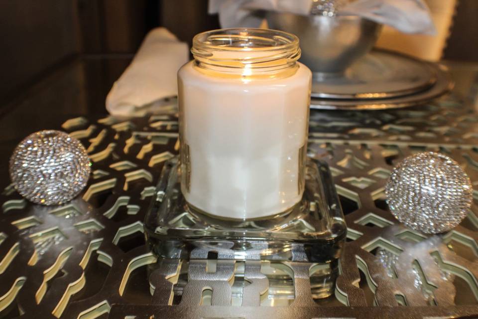 White candles