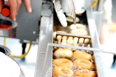 Our mobile mini-donut machine can go anywhere!