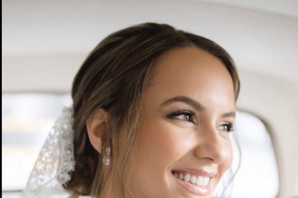 Bridal makeup and hair