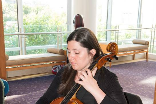 Jessica Tuttobene with cello