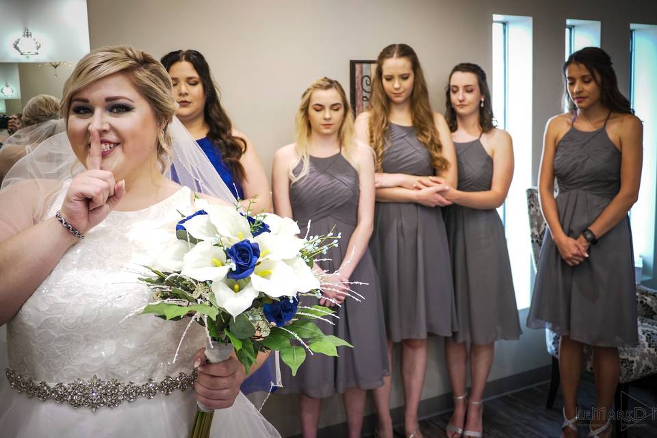 First Look for Bridesmaids