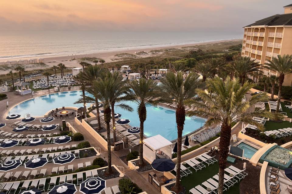 Pool deck overview