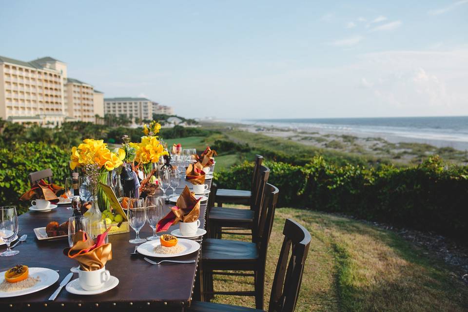 Outdoor banquet