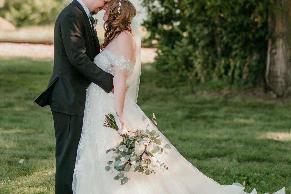 Bride and groom