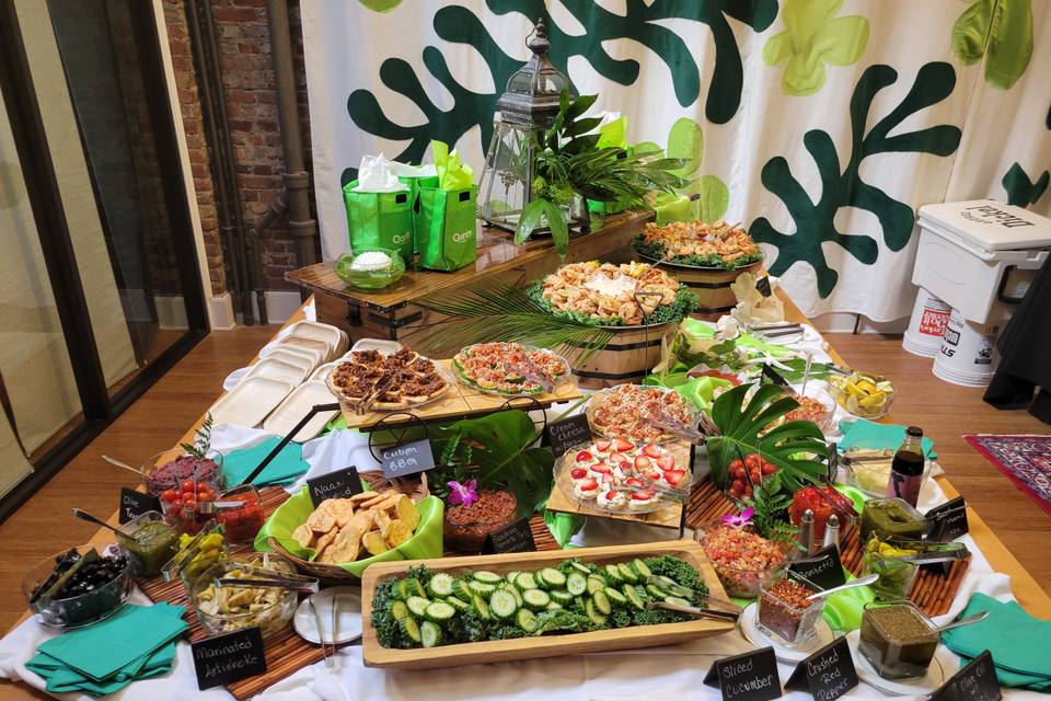 Vibrant Food Display