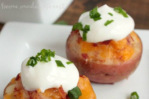 Mini Loaded Potato Bites