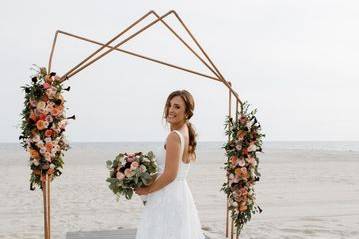 Elegant beach wedding