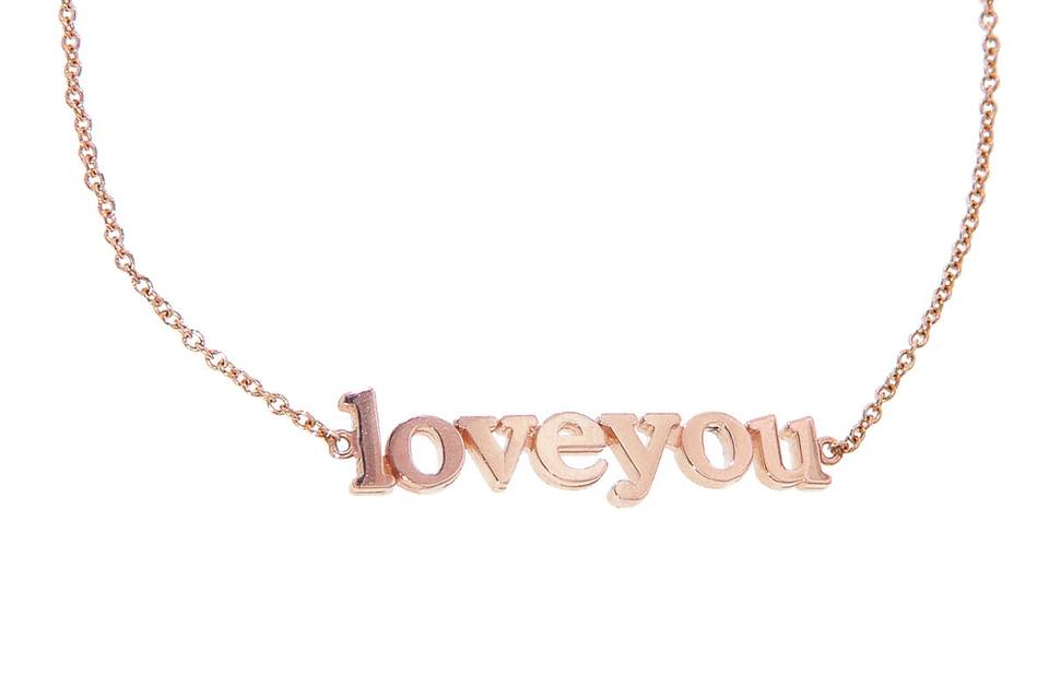 This is a simple and beautifully made bracelet from Jennifer Meyer. In lowercase, 