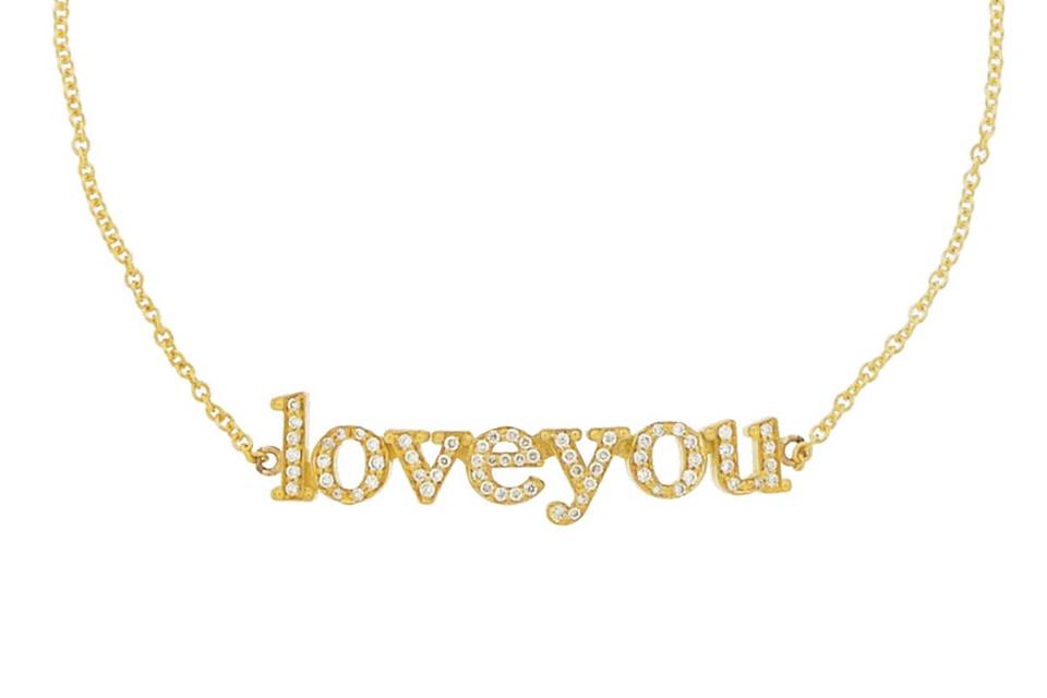 This is a simple and beautifully made bracelet from designer Jennifer Meyer. In lowercase, 