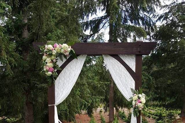 Lovely wedding setup