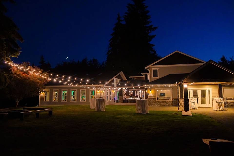 Outside the Lodge