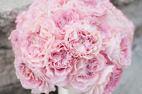 Pink wedding bouquet