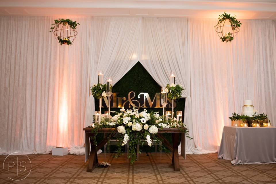 Sweetheart table