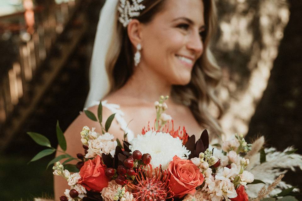 Boho Style Bridal Bouquet