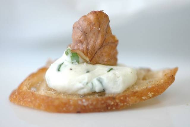 Wild Sea bass mildly seasoned served in a hand crafted mini taco