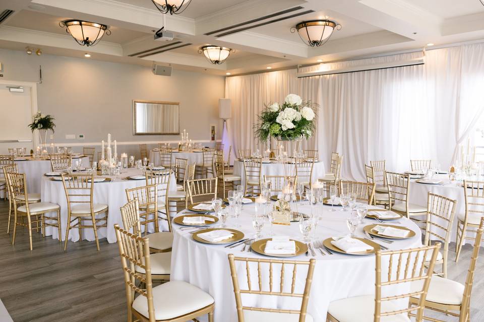 Gold chairs