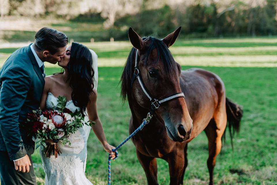 Bride and groom