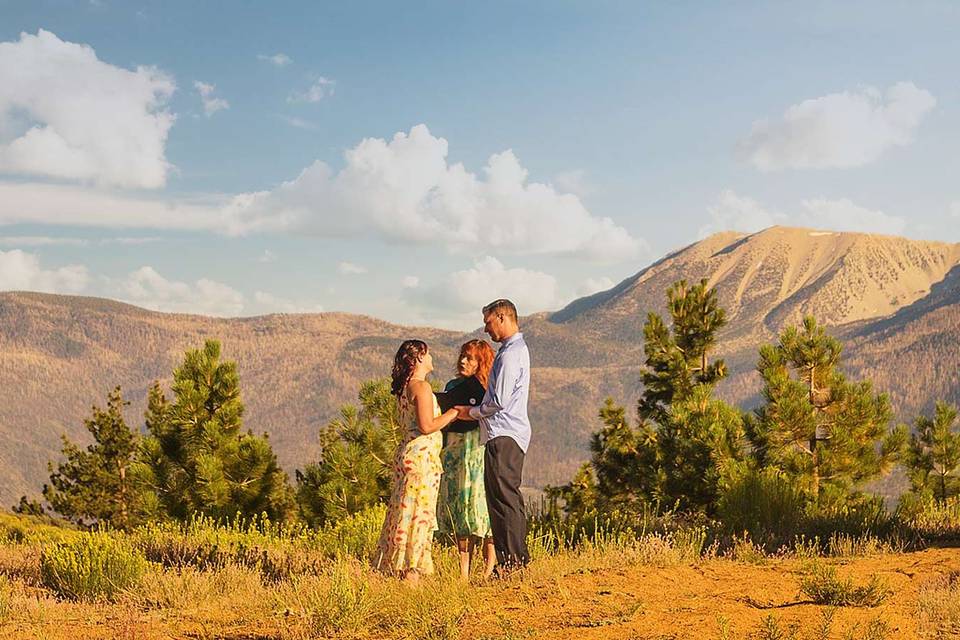 Big bear wilderness elopement