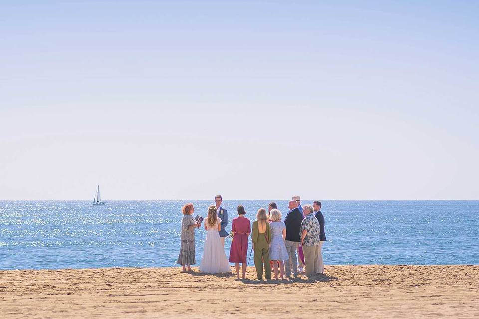 Laguna beach elopement