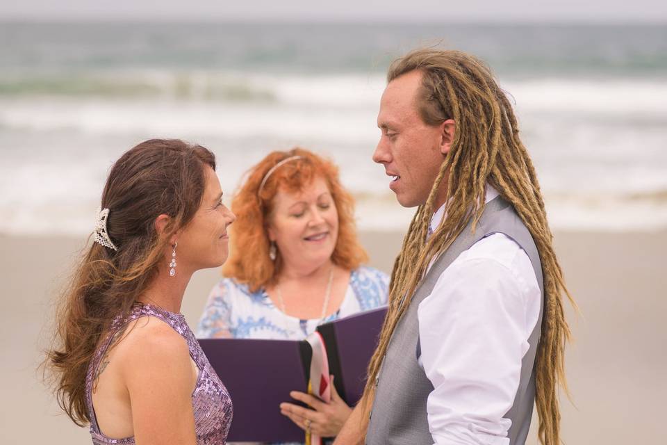 San Diego beach elopement