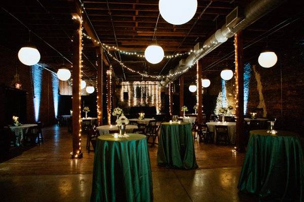 Winter Wonderland wedding reception - B&A Warehouse, Birmingham