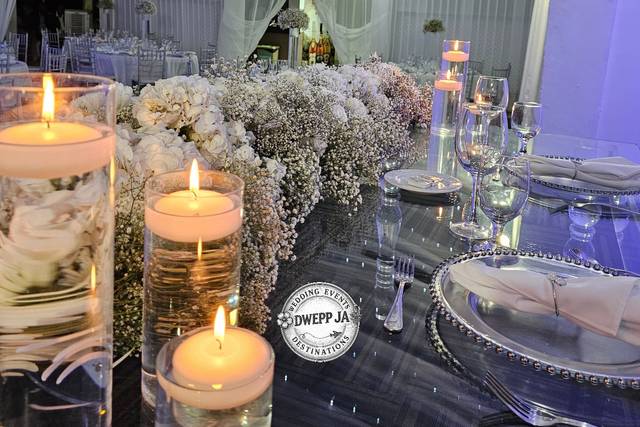 Romantic White set up