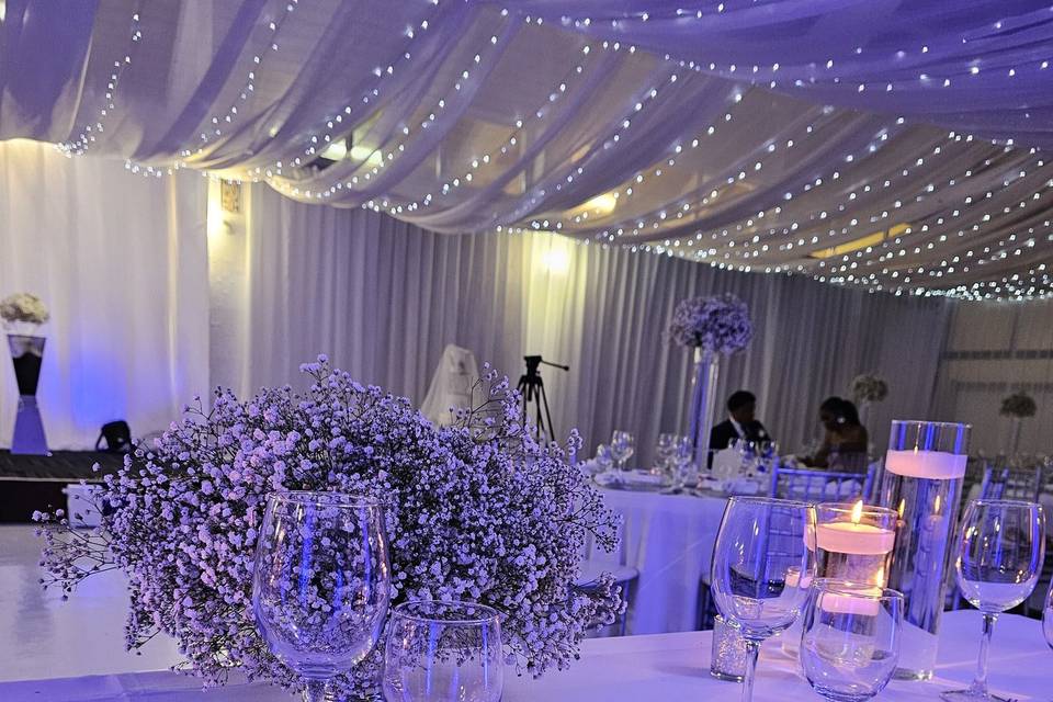 All White Romantic Reception