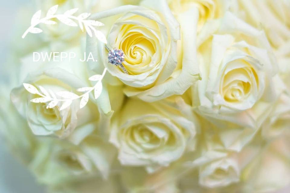 White Rose Bouquet