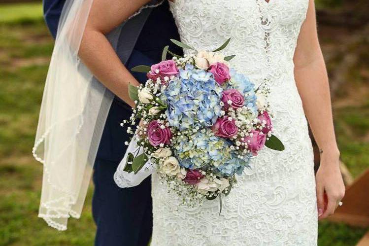 Bride in a wedding dress