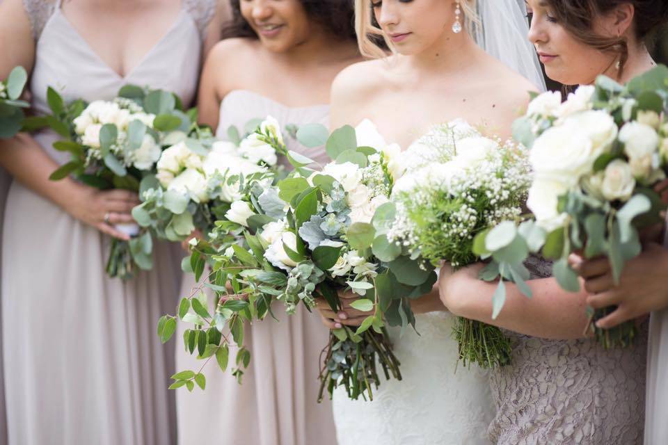 Bouquets of flowers