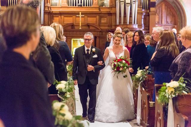 Here comes the bride