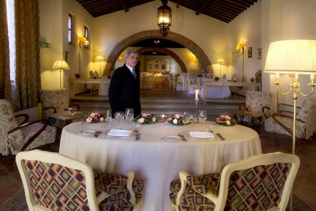 The dining area