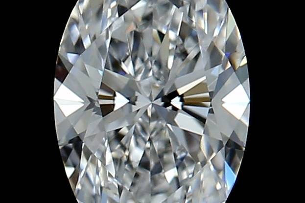 Oval Cut 0.51Ct D Fl