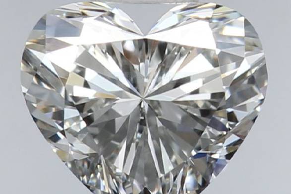 Heart Diamond 0.90Ct I VVS2